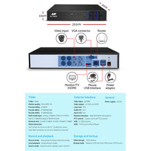 Load image into Gallery viewer, UL-tech CCTV Security Camera Home System DVR 1080P IP Long Range 4 Dome Cameras
