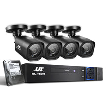 Load image into Gallery viewer, UL-Tech CCTV Security System 2TB 4CH DVR 1080P 4 Camera Sets
