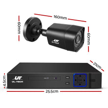 Load image into Gallery viewer, UL-Tech CCTV Security System 2TB 4CH DVR 1080P 4 Camera Sets
