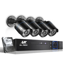 Load image into Gallery viewer, UL-Tech CCTV Security System 2TB 8CH DVR 1080P 4 Camera Sets
