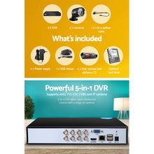 Load image into Gallery viewer, UL-Tech CCTV Security System 2TB 8CH DVR 1080P 4 Camera Sets
