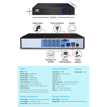 Load image into Gallery viewer, UL-tech CCTV Camera Home Security System 8CH DVR 1080P Cameras Outdoor Day Night
