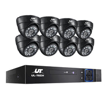 Load image into Gallery viewer, UL-tech 1080P CCTV Security Camera 8CH Dome DVR
