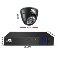 Load image into Gallery viewer, UL-Tech CCTV Security System 2TB 8CH DVR 1080P 8 Camera Sets
