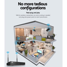 Load image into Gallery viewer, UL-TECH 3MP 8CH Wireless Security Camera NVR Video
