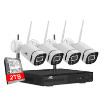 Load image into Gallery viewer, UL-tech 3MP Wireless CCTV WiFi Security Camera System IP Cameras 8CH NVR 2TB
