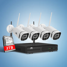 Load image into Gallery viewer, UL-tech 3MP Wireless CCTV WiFi Security Camera System IP Cameras 8CH NVR 2TB
