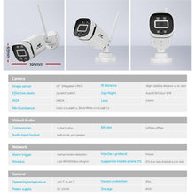 Load image into Gallery viewer, UL-tech 3MP Wireless CCTV Home Security System Outdoor IP Camera 8CH WiFi NVR
