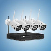 Load image into Gallery viewer, UL-tech 3MP Wireless CCTV Home Security System Outdoor IP Camera 8CH WiFi NVR
