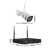 Load image into Gallery viewer, UL-tech 3MP Wireless CCTV Security Camera System WiFi Home Outdoor 8CH NVR 1TB
