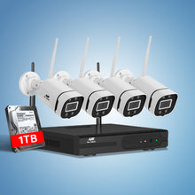 Load image into Gallery viewer, UL-tech 3MP Wireless CCTV Security Camera System WiFi Home Outdoor 8CH NVR 1TB
