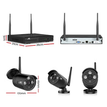 Load image into Gallery viewer, UL-tech CCTV Home Security Cameras System Wireless Outdoor IP Kit WIFI 3MP
