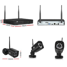 Load image into Gallery viewer, UL-TECH 3MP 8CH NVR Wireless 6 Security Cameras Set
