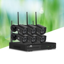 Load image into Gallery viewer, UL-TECH 3MP 8CH NVR Wireless 6 Security Cameras Set
