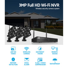 Load image into Gallery viewer, UL-tech CCTV Wireless Security Camera System 8CH Home Outdoor WIFI 6 Square Cameras Kit 1TB
