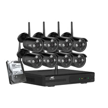 Load image into Gallery viewer, UL-tech Wireless CCTV Home Security Camera System WIFI Outdoor 8CH 3MP NVR 4TB
