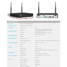 Load image into Gallery viewer, UL-tech Wireless CCTV Home Security Camera System WIFI Outdoor 8CH 3MP NVR 4TB
