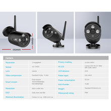 Load image into Gallery viewer, UL-tech Wireless CCTV Home Security Camera System WIFI Outdoor 8CH 3MP NVR 4TB
