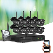 Load image into Gallery viewer, UL-tech Wireless CCTV Home Security Camera System WIFI Outdoor 8CH 3MP NVR 4TB
