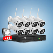 Load image into Gallery viewer, UL-tech Wireless CCTV 3MP IP Security Camera System Home Outdoor WiFi 8CH 2TB
