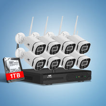 Load image into Gallery viewer, UL-tech 3MP Wireless CCTV 8CH NVR WiFi IP Security Camera System Outdoor 1TB
