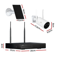 Load image into Gallery viewer, UL-tech Wireless Solar CCTV Security Cameras 4MP 8CH NVR
