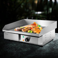 Load image into Gallery viewer, Devanti 3000W Electric Griddle Hot Plate - Stainless Steel
