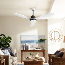 Load image into Gallery viewer, 48&#39;&#39; Ceiling Fan with Remote Control - White 3 Blades 1300mm
