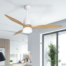 Load image into Gallery viewer, Devanti 52'' Ceiling Fan LED Light Remote Control Wooden Blades Timer 1300mm
