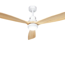 Load image into Gallery viewer, Devanti 52'' Ceiling Fan LED Light Remote Control Wooden Blades Timer Fans

