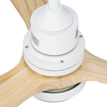 Load image into Gallery viewer, Devanti 52'' Ceiling Fan LED Light Remote Control Wooden Blades Timer Fans
