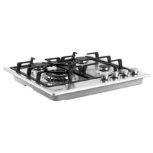 Load image into Gallery viewer, Comfee 60cm Gas Cooktop Stainless Steel 4 Burners Kitchen Stove Cook Top NG LPG
