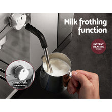 Load image into Gallery viewer, Devanti Coffee Machine Espresso Maker 20 Bar Milk Frother Cappuccino Latte Cafe

