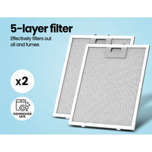 Load image into Gallery viewer, Comfee Rangehood 600mm 60cm Range Hood Stainless Steel Kitchen Canopy LED Light
