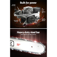 Load image into Gallery viewer, Giantz Chainsaw Petrol 62CC 20" Bar Commercial E-Start Pruning Chain Saw,Giantz Chainsaw Petrol 62CC 20" Bar Commercial E-Start Pruning Chain Saw 4.5HP
