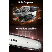 Load image into Gallery viewer, Giantz Petrol Chainsaw Commercial 52cc E-Start 20 Oregon Bar Pruning Chain Saw
