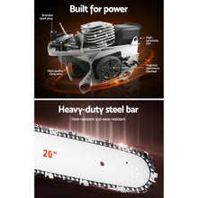 Load image into Gallery viewer, Giantz Chainsaw Petrol 52CC 20" Bar Commercial E-Start Pruning Chain Saw,Giantz Chainsaw Petrol 52CC 20" Bar Commercial E-Start Pruning Chain Saw 4.0HP
