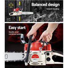 Load image into Gallery viewer, GIANTZ 75CC Petrol Commercial Chainsaw Chain Saw Bar E-Start Pruning
