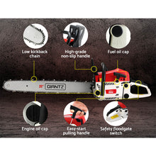 Load image into Gallery viewer, Giantz 62cc Petrol Commercial Chainsaw 20" Bar E-Start Tree Chain Saw Pruning
