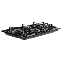 Load image into Gallery viewer, Devanti Gas Cooktop 90cm 5 Burner Stove Hob Cooker Kitchen NG LPG Black Glass
