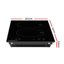Load image into Gallery viewer, Devanti Induction Cooktop 30cm Electric Stove Ceramic Cook Top Kitchen Cooker
