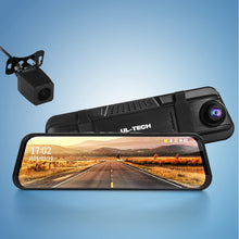 Load image into Gallery viewer, UL-tech 1080P Dash Camera 9.66" Front Rear View
