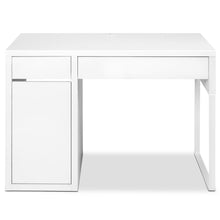 Load image into Gallery viewer, Metal Desk With Storage Cabinets - White
