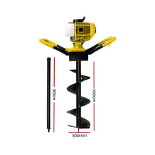 Load image into Gallery viewer, 80CC Petrol Post Hole Digger Drill Extension Auger Bits Borer Fence
