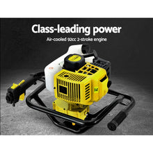Load image into Gallery viewer, Giantz 92CC Post Hole Digger Petrol Auger Drill Borer Fence Earth Power 300mm
