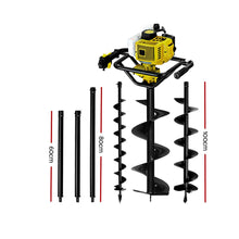 Load image into Gallery viewer, 92CC Petrol Auger Diggers Drill Borer Fence Earth Power Post Hole Digger
