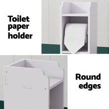 Load image into Gallery viewer, Artiss Bathroom Cabinet Toilet Roll Holder Tissue Organizer 3 Tier Floor Cabinet
