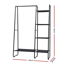Load image into Gallery viewer, Portable Clothes Rack Garment Hanging Stand Closet
