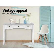 Load image into Gallery viewer, Wooden French White Hallway Console Table
