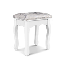 Load image into Gallery viewer, Artiss Dressing Table Stool Bedroom White Make Up Chair Fabric Furniture
